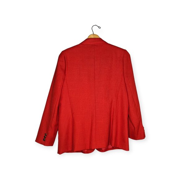 Vintage The Fashion Place Red Blazer Size 18 - Picture 5 of 13